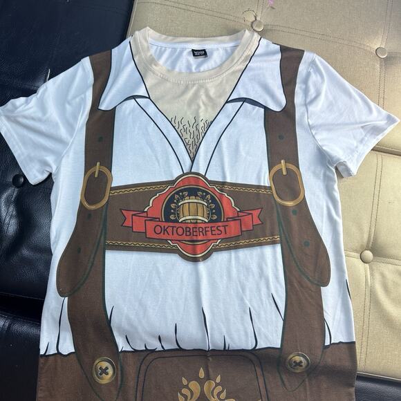 Funny World Men's Bayern Oktoberfest Costume T-Shirts skin Shirt - Picture 5 of 5
